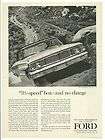 1964 Ford Galaxy 500 2 Door Hardtop photo car print ad