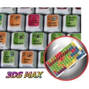  AUTODESK 3DS MAX KEYBOARD STICKER Electronics