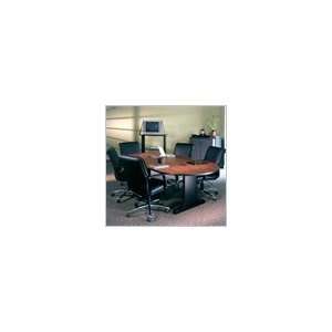  Mayline CSII Racetrack 7 Conference Table with Trestle 