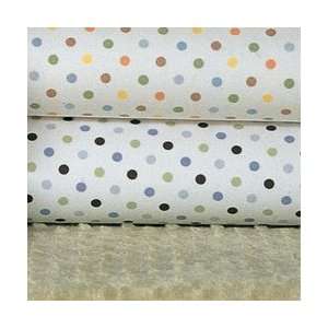  Carters Easy Fit Crib Sheet in Blue/Green Dot Print Baby