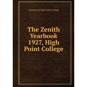   1927, High Point College Students of High Point College Books