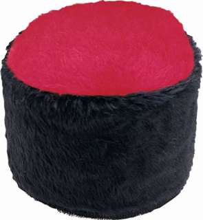 Black Russian Soviet Fur Ushanka Hat Headpiece Costume  