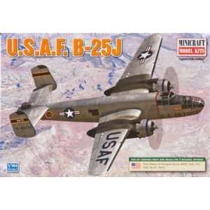  Minicraft B25H/J USAF Post War 1/144 Scale with 2 Marking 