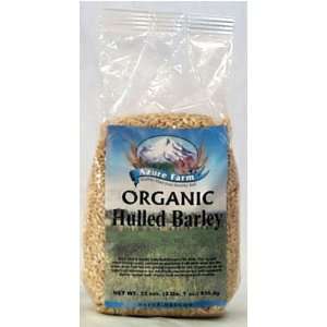 Azure Farm Barley, Hulled, Organic (Pack of 3)  Grocery 