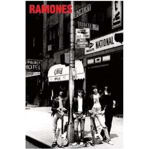   Ramones Poster In Front Of Cbgb New York City Dp3167