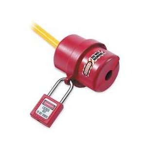 Electric Plug Lockout,small,red   MASTER LOCK  Industrial 