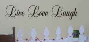 Live Laugh Love wall art vinyl words letters quotes  
