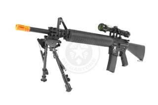375 FPS SRC Airsoft CUSTOM M16A3 Sniper DMR AEG Metal Gearbox Rifle 