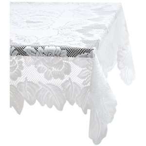  Kane Home Products White Floral Lace Tablecloth, 54 Inch 