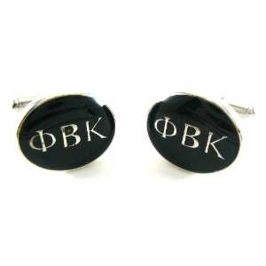  Silver Phi Beta Kappa Fraternity Cufflinks: Jewelry