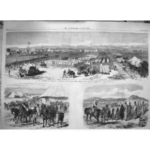   1868 Abyssinia Zulla Camp Railway Mules Water Carriers