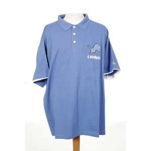  Detroit Lions Big and Tall Cotton Polo: Sports & Outdoors