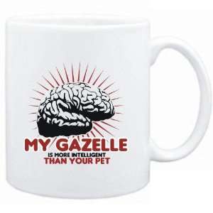  Mug White  My Gazelle is more intelligent than your pet 