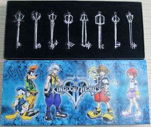 Kingdom Hearts II 8 KEY BLADE Sora Necklace Pendant B Zoom unavailable 
