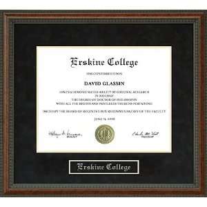  Erskine College Diploma Frame