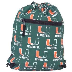  Miami Hurricanes Cinch Backpack