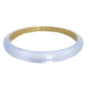   Steel Lucite Skinny Tapered Bangle by Alexis Bittar Jewelry