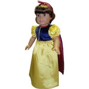 Combination Enchanted Princess costume   Fits 18 Dolls like American 