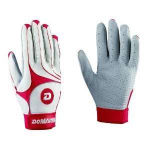 DeMarini Pro Equipt Pittards Batting Gloves (Scarlrt Adult 