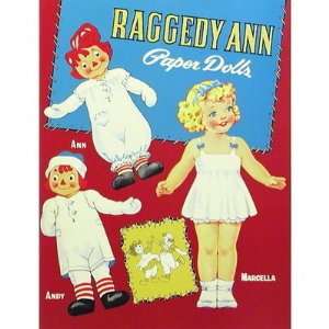  Raggedy Ann Paper Dolls Book: Toys & Games