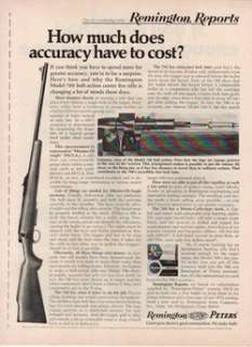 1971 Remington Model 788 Bolt Action Rifle Photo Gun Ad  
