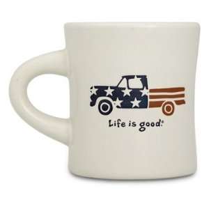 Patriotic Truck Diner Mug