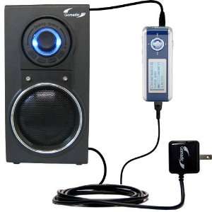   Speaker with Dual charger also charges the Samsung Yepp YP T6: MP3