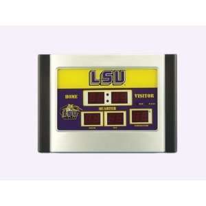   Louisiana State Tigers LSU Alarm Clock Scoreboard: Sports & Outdoors