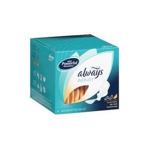  Always Infinity Pads Overnight w/ Wings, Unscented, 14ct 