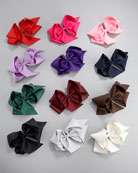 zoom bow arts giant hair bow set dark colors nms12