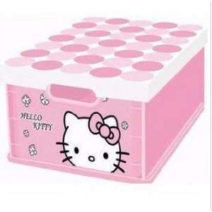  Hello Kitty Plastic with Paper board Cover Case Storage 