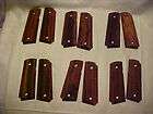  1911 Fine Rosewood Double Diamond Ambi Safety Checkered Grips  