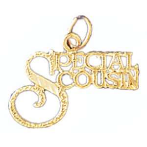  14kt Yellow Gold Special Cousin Pendant Jewelry