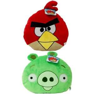  Angry Bird Plush Pillow: Set Of 2: Toys & Games