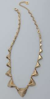 House of Harlow 1960 Pyramid Station Necklace  