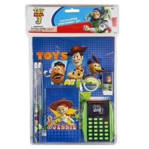  Disney Toy Story Stationary Set Calculator Pencil Sharpner 