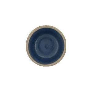 Vo Toys Ceramic Dog Dish 4in Color Tan and Blue  Pet 