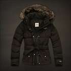   by Abercrombie Womens Grandview Down Jacket Coat XS S M Brown