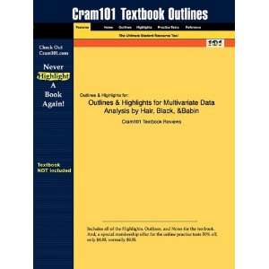  Outlines & Highlights for Multivariate Data Analysis by 
