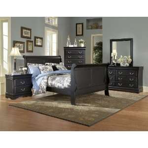   Eastern King Bed, Night Stand, Dresser and Mirror: Home & Kitchen