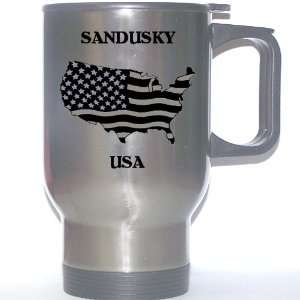   : US Flag   Sandusky, Ohio (OH) Stainless Steel Mug: Everything Else
