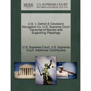  & Cleveland Navigation Co. U.S. Supreme Court Transcript of Record 