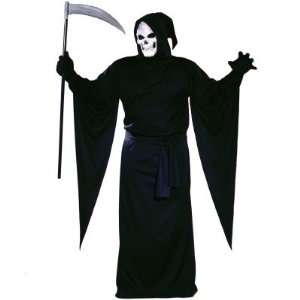  Hooded Grim Reaper Black Robe Horror Monster Ghoul with 