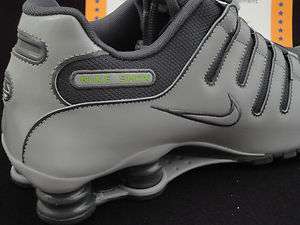 Nike Shox NZ, Size 12, Grey Neon, Leather Mesh, Turbo, TL, R4  