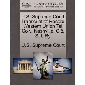  U.S. Supreme Court Transcript of Record Western Union Tel 