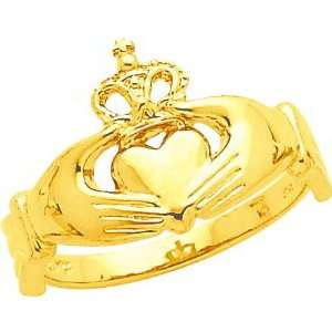  14K Gold Claddagh Ring Sz 6 Jewelry