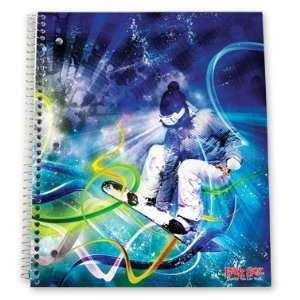  Book Sox 3 Subject Notebook   Snowboarder   College Ruled 