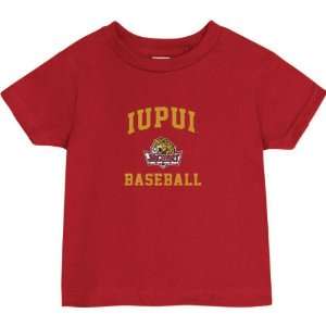   Cardinal Red Toddler/Kids Baseball Arch T Shirt