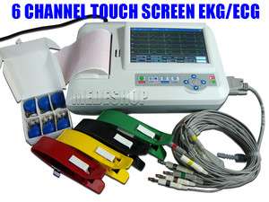 channel EKG/ECG machine 7 Touch Screen Resting Electrocardiograph 