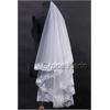   shipping 1T White Lace Edge Bridal Wedding Cathedral Embroider Veil